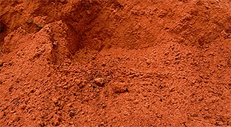 sandy clay provided from Delta Materials landscaping materials