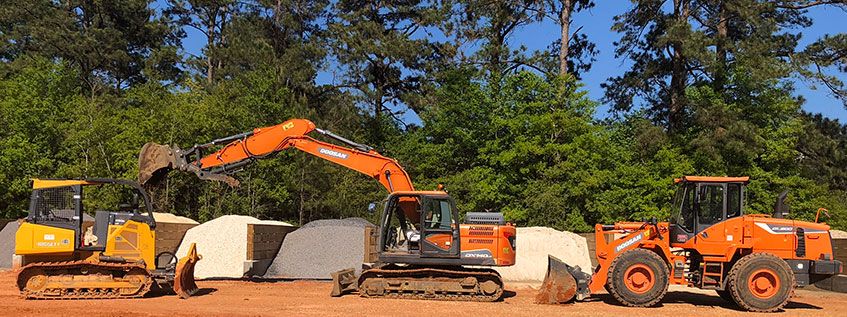 Photo of Delta Materials dump truck and hauler